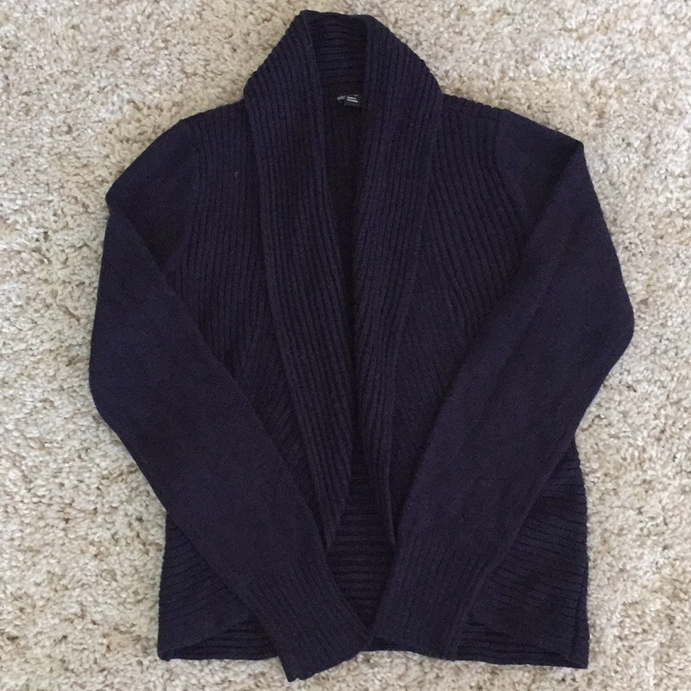 Navy chunky cardigan